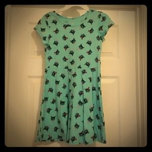 Sweet Ocean Blue Kitty Dress